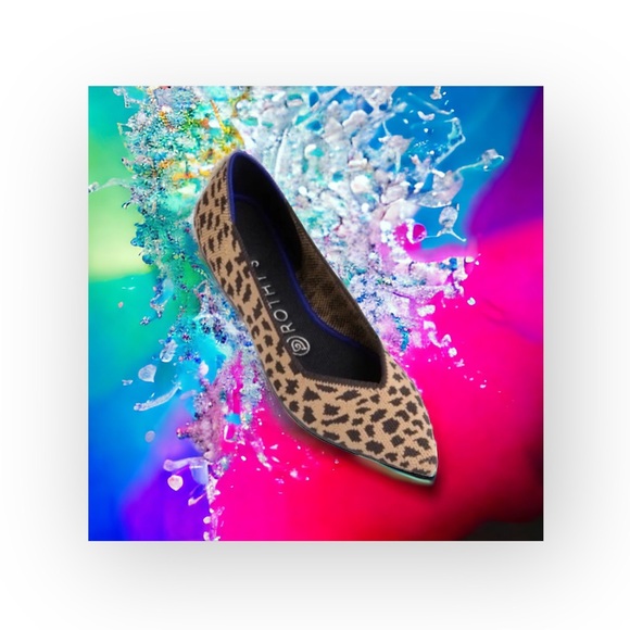 VHTF: Rothy’s ➤ The Point Ballet Ballerina Flat ➤ Spotted Cheetah ➤ 7.5M Retired - Picture 15 of 16